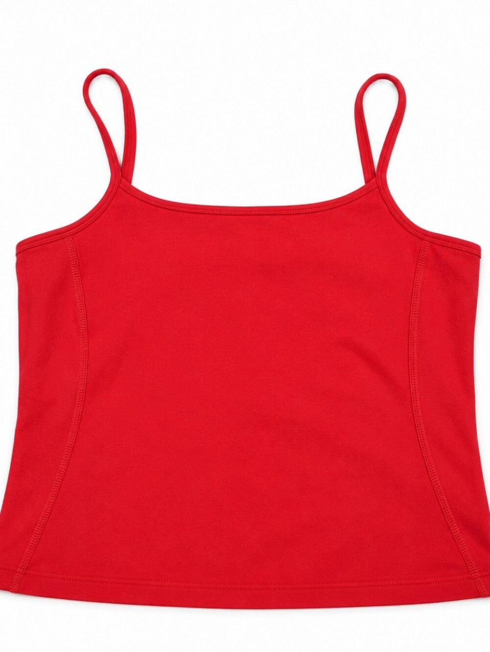 Lululemon Women’s Red Tank Top Size 12 Built-In Bra Yoga Athletic Cami
